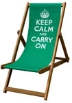  Keep Calm And Carry On Deckchair Green 2 Copy