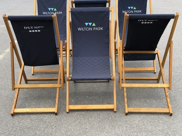 Double Sided Branded Deckchairs
