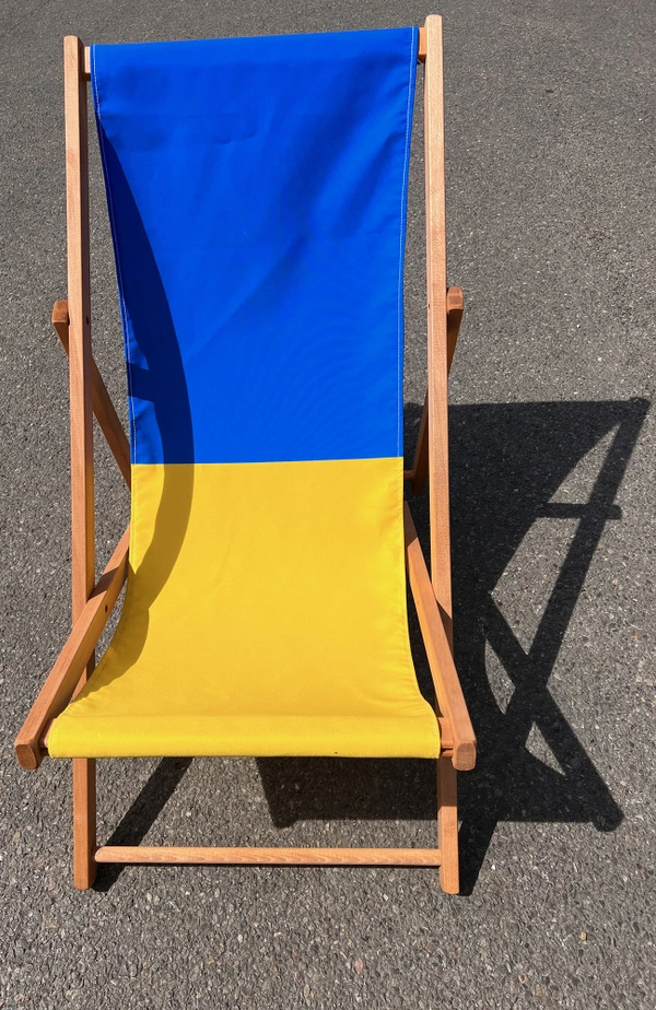  Ukraine Flag Deckchair