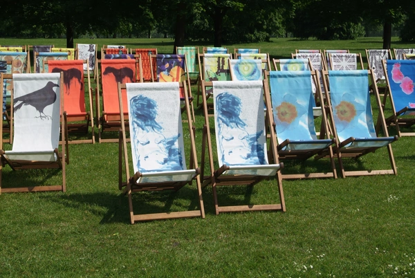Tracey Emin Deckchairs