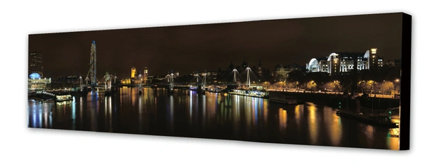 Waterloo Bridge West Panoramic canvas print